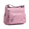 Vodotěsná dámská taška přes rameno Velkokapacitní multifunkční módní taška Messenger Vícevrstvá dámská kabelka Crossbody kabelka
