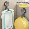 Newcomer Discount: Pengyi Suction Cup Basin Rack - Punch-Free Wall-Mounted Bathroom Organizer