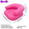 Inflatable Flocking Lazy Sofa Seat for Living Room