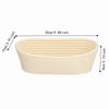 Rattan Woven Banneton Basket Oval Shape Bread Baking Tool Durable Dough Rising Bowl  Bread Dough