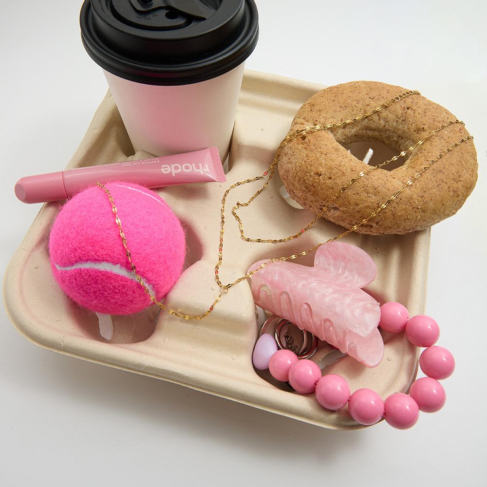 Light Luxury 18K Gold Double Necklace Accessories Y Chain Jewelry Niche Design Jewelry