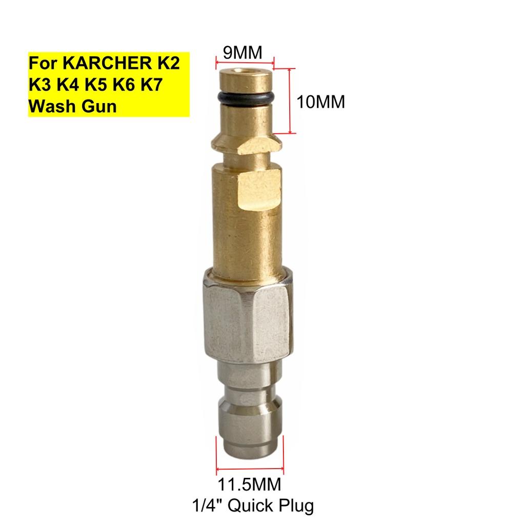 High Pressure Washer Accessories 1/4 Quick Connector Anti-Tangle Adapter Connect Hose and Water Gun for Karcher K Series