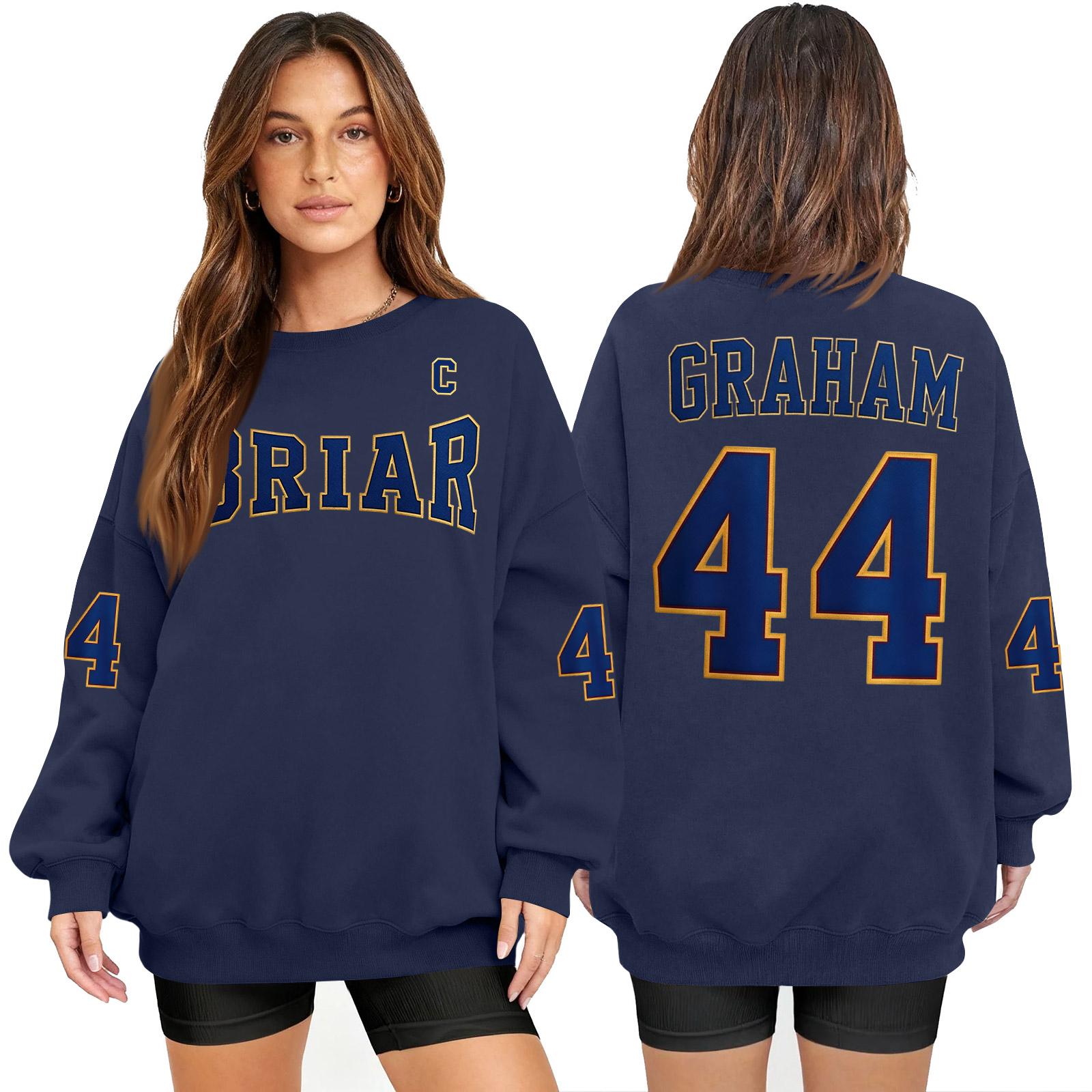 Unisex Lightweight Long Sleeve Crewneck Pullover Sweatshirt - Printed Casual Top for Men Women S