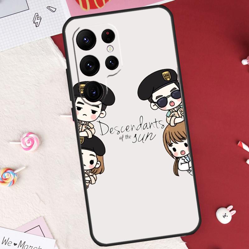 Descendants Of The Sun Case For Samsung Galaxy S24 FE S20 FE S21 S22 S23 S25 S26 Ultra S10 Plus S25 FE Cover Shell