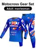 Sada oblečení na motokros Enduro cross Dres Kalhoty Sady Racer Sada vybavení Terénní Pánské Sady Dámské horské Downhill Motocykl MX