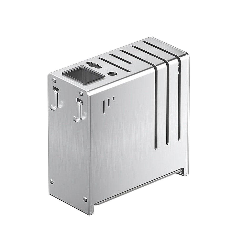 

Настольная подставка для хранения ножей, настенный держатель для столовых приборов, интегрированный ящик для хранения для кухни Style B