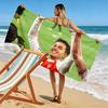 Zubimendi Print Beach Towel, Large Soft Quick Dry Towel for Beach Camping Swimming