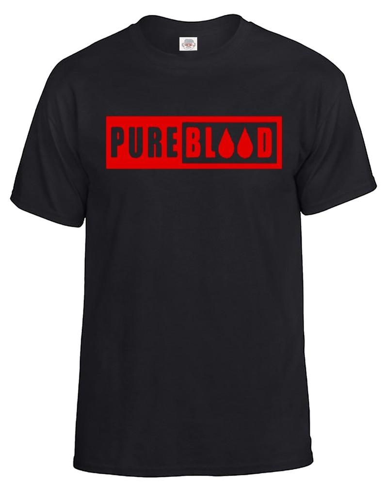 Pure Blood Tshirt Funny Vaccine Dna Saying Gift Vintage Mens Tee Top