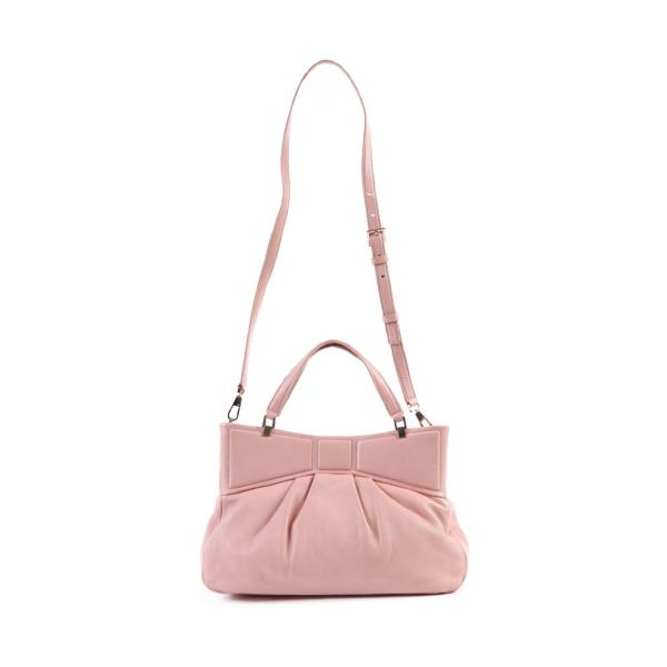 Kate Spade With Shoulder strap 2WAY Shoulder Bag Calfskin pink Women Used