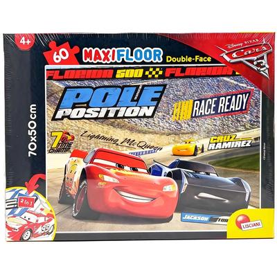 Worldwide Racing Fun - 60 Piece Jigsaw Puzzle - Lightning McQueen and More - Premium Quality - Ideal Gift - Screen-Free Fun - Children Age 4+