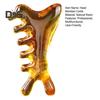 4-in-1 Scalp Massager Comb Wide Tooth Combs Resin Gua Sha Tool for Head Facial Therapy Acupressure & Meridian Stimulation