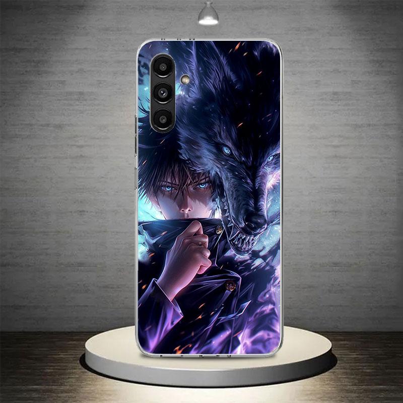 

Kaisen J-Jujutsu Чехол для телефона Фушигуро Мегуми для Samsung Galaxy A13 A14 A15 A16 A17 A53 A54 A55 A56 A33 A34 A35 A36 A23 A2 Samsung A14