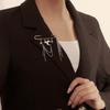 Fashion Creative Pins Tassel Personality Commuter 1pc Elegant Festival Gifts Women Star And Crescent Fashion Clothing Pendants Accessories Brooches