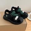 2025 Summer Kids Sandals for Boys Anti-slippery Sole Toddler Beach Shoes Hook&loop Baby Boys First Walkers Barefoot Casual Wear