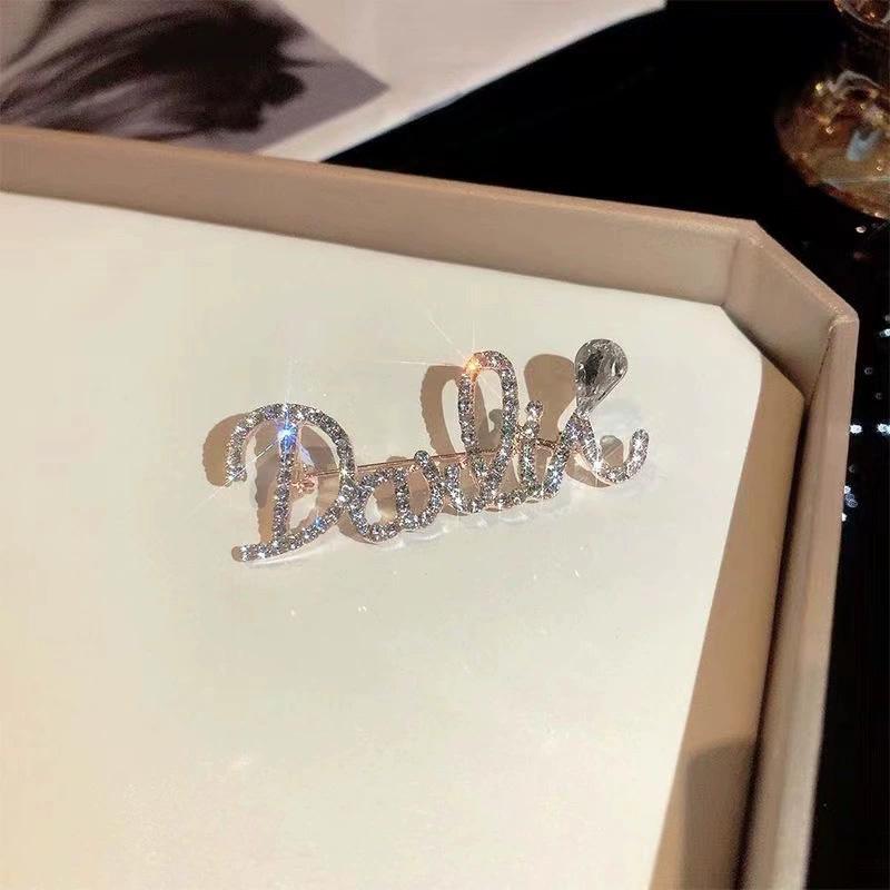 

1 шт. Ангел Любовь Винтажная Буква Звезда для Женской Одежды Аксессуары Модные Броши Металлические Броши Инкрустированные Стразами