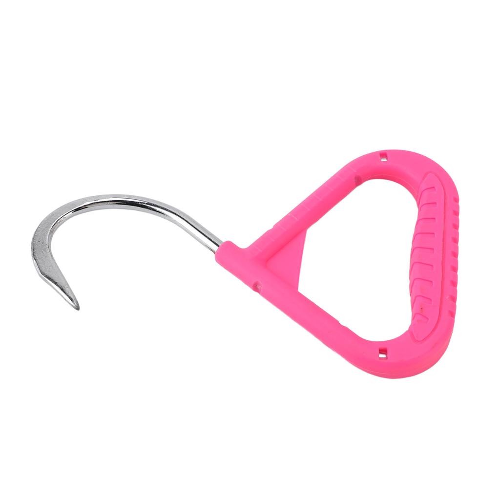 Pulp Hook Chrome Plated Steel Single Handed Comfortable Grip Log Lifting Hook for Woodworking