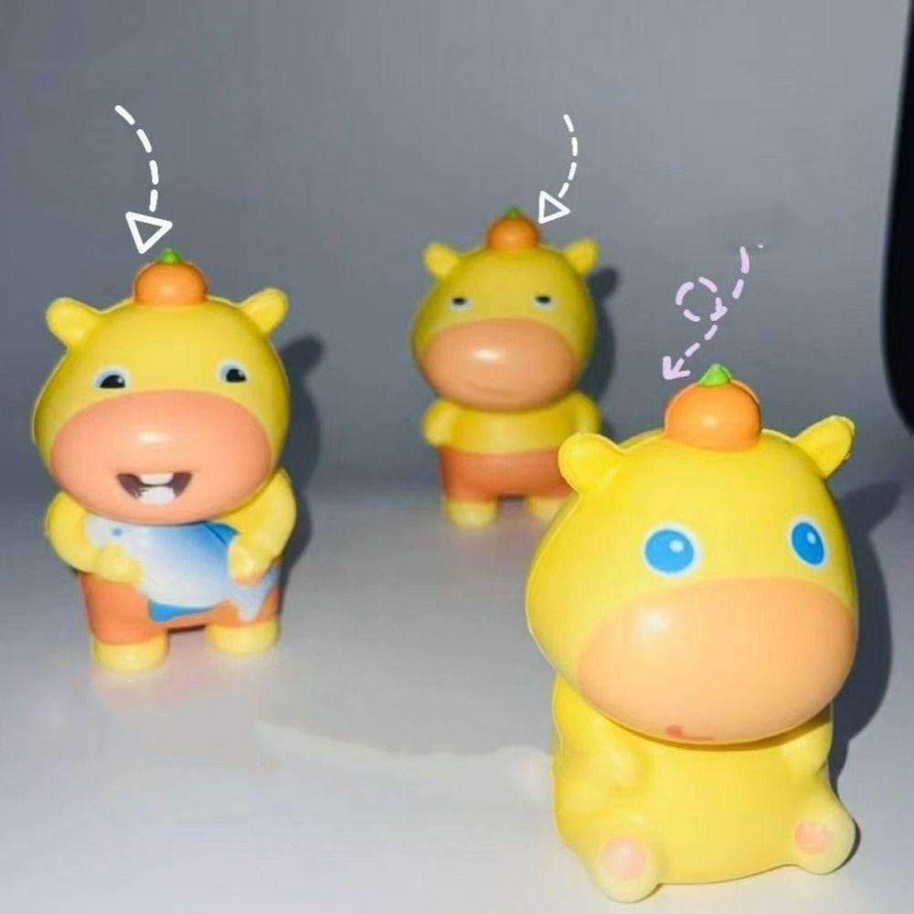 Persimmon Water Dolphin Squeeze Toy Capybara Water Dolphin Pinch Toy Practical Jokes