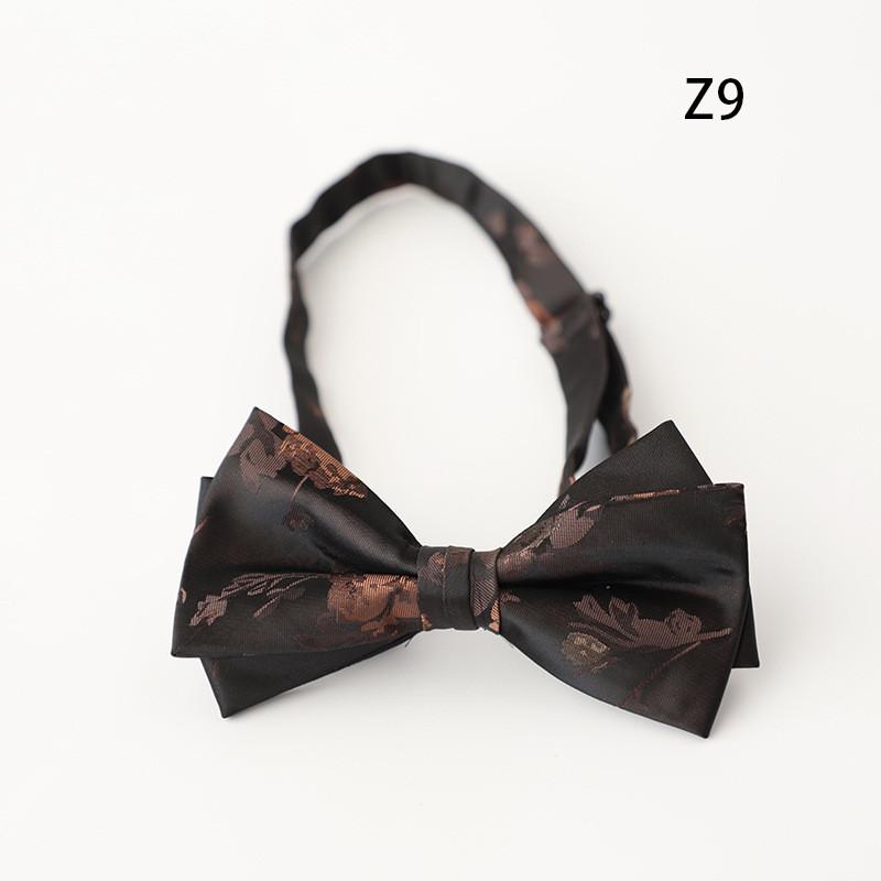 Klasyczny poliestrowy krawat w kwiaty dla mężczyzn, w formalnym stylu, na wesela