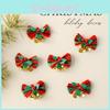 Christmas Mini Butterfly Bell Pendant Set Holiday Decoration Props For Seasonal Party Decorations