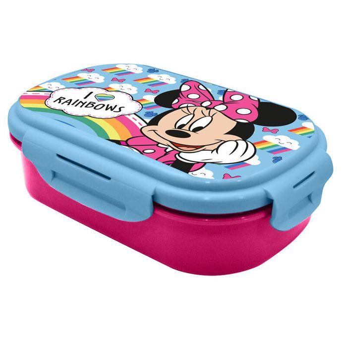 Lunch box et couverts - KIDS LICENSING - Disney Minnie - Rose - Enfant - Rectangulaire