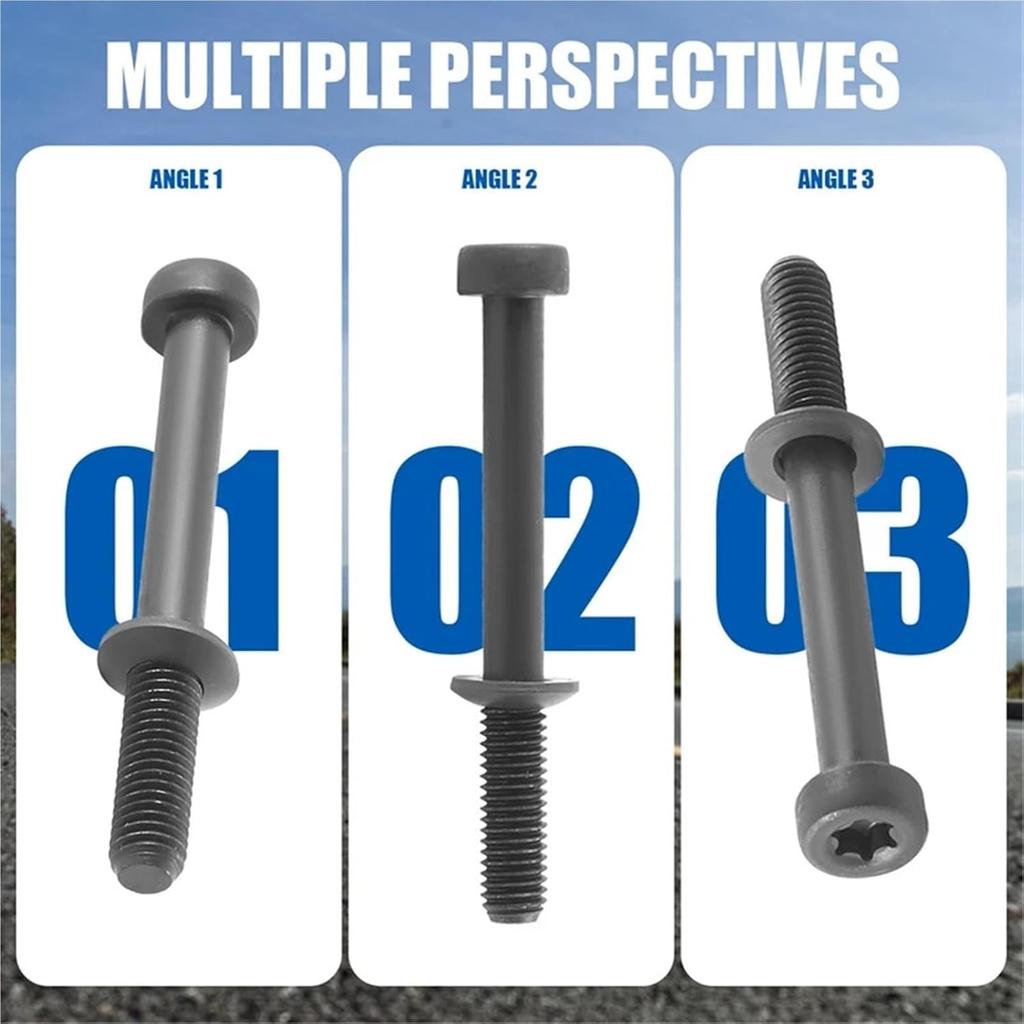 4Pcs Fuel Injector Clamp Bolt Assembly Suitable For Hyundai Tucson, IX35, Santa Fe, Carnival, Sorento, Sportage - OEM 338162F000 Replacement