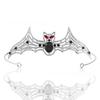 Dark Halloween Bat Hairband Metal Halloween Tiara Temperament Rhinestone Crowns  Party