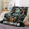 Retro Game Street Fighter SF Soft Flannel Blanket for Beds Bedroom Sofa Picnic,Throw Blanket for Cover Outdoor Leisure Nap Gift