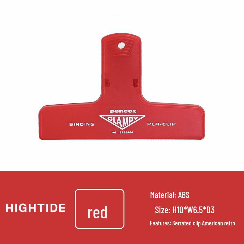 

Кольорові пластикові затискачі-планери CLAMPY - Ретро офісні канцелярські затискачі