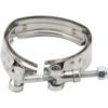 2Pcs Turbo Exhaust Outlet V Band Clamp, High Hardness Tube Turbo Outlet Clamps, Exhaust Pipes Connection for Car OEM 3903652