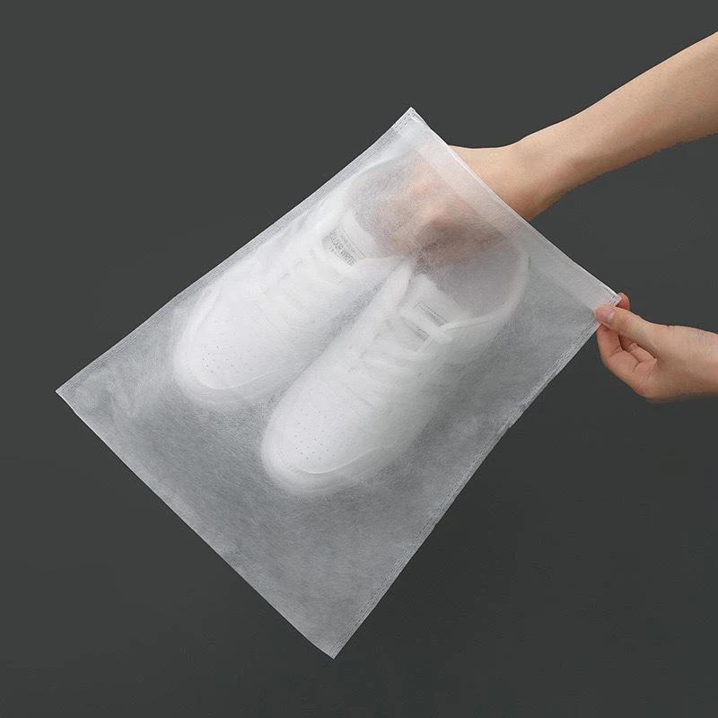 10Pcs Shoes Storage Bag Closet Organizer Non-Woven Travel Portable Bag Waterproof Pocket Clothing Classified Hanging Bags