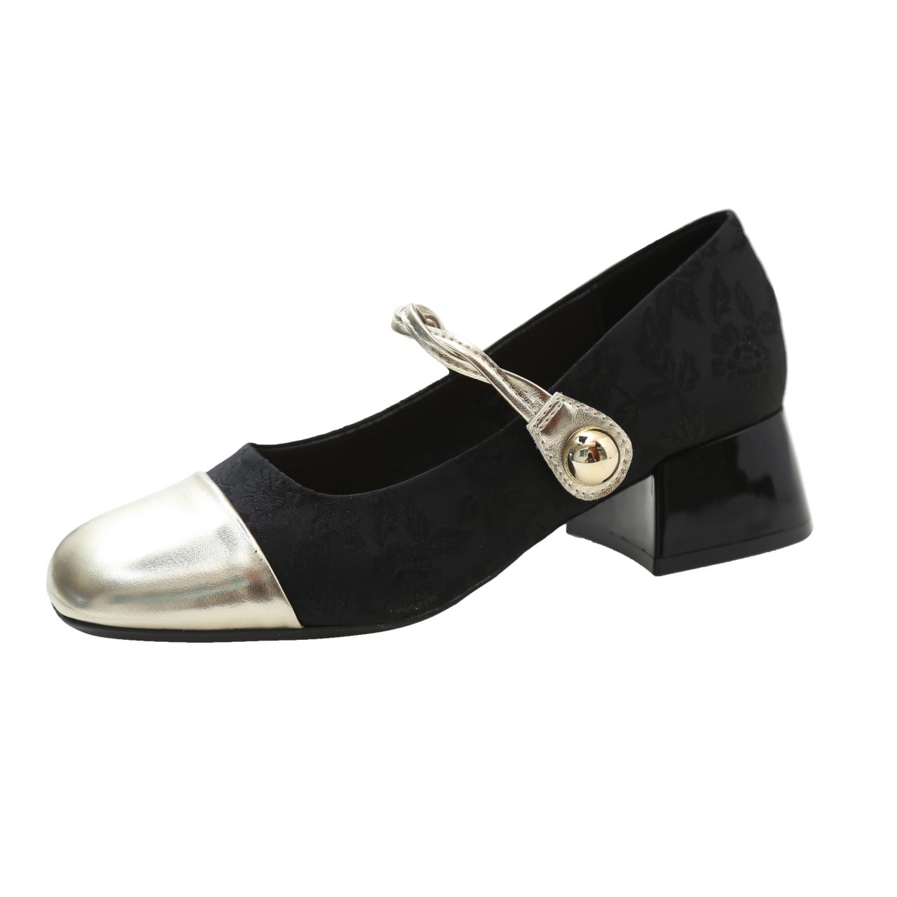 

Женская обувь Мэри Джейн, новая однотонная нескользящая женская обувь высокого качества с квадратной головкой и квадратным каблуком, Zapatos Para Mujeres 39