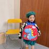 Children's Bag New Cartoon Kindergarten Primary School Bag Eggshell Dinosaur Boys and Girls Backpack