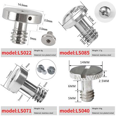 1/4 Inch Camera Screw Pan Tilt Quick Release Plate Quick Release Screw Tripod