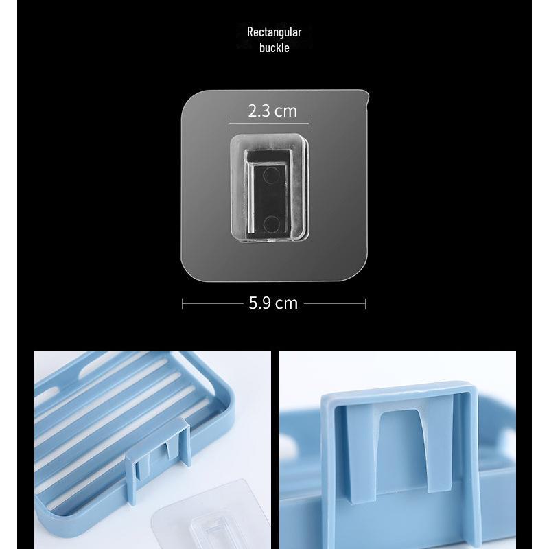 Transparent Adhesive Hook: Nail-Free, Strong Hold, Traceless, Snap-On Suction Hook