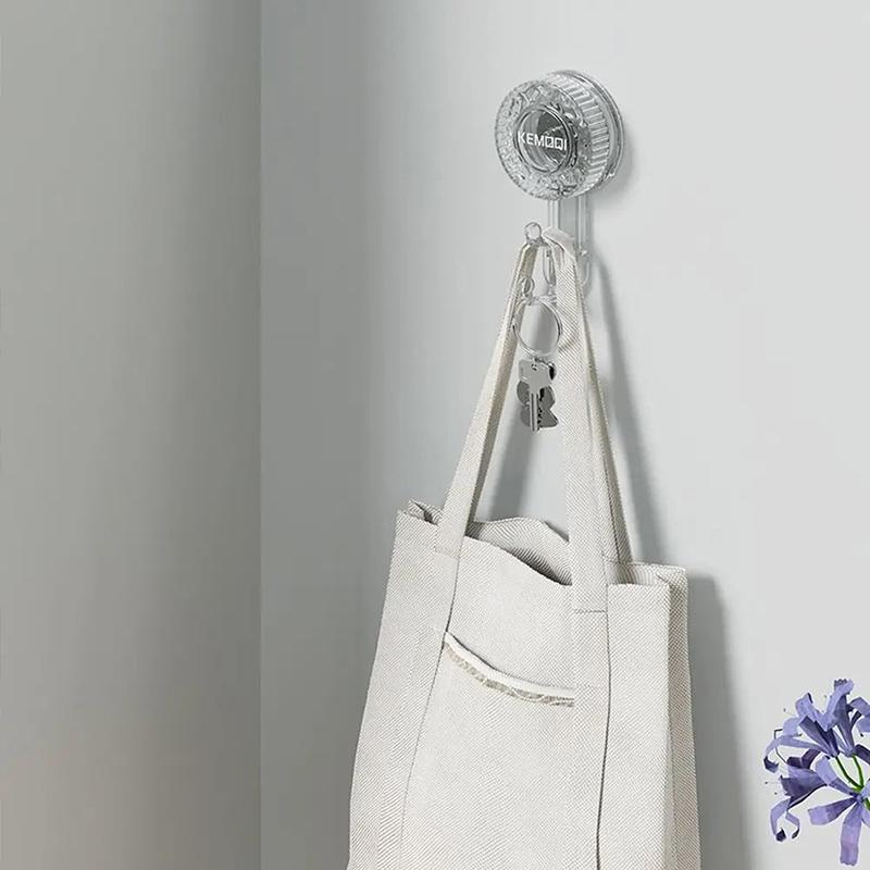 Powerful Suction Cup Hooks Clear Reusable Heavy Duty Vacuum Suction Cup Hooks Kitchen Bathroom Storage Rack Hooks For Towel