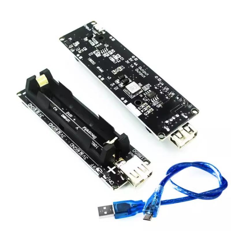 1Pcs Battery Charging Module For Raspberry Pi 3 18650 Battery Holder With Single Compartment USB 5V/2A 3V/1A V3 Battery Shield