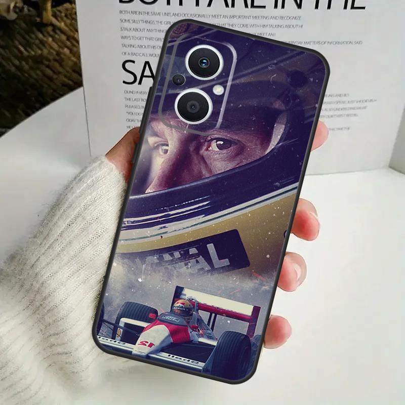 Ayrton Senna F1 Racing Für OPPO Reno 11 F 10 Pro 4Z 5Z 8T 4 5 6 7 8 Lite OPPO Find X3 X6 Pro X2 Neo X5 Lite Hülle
