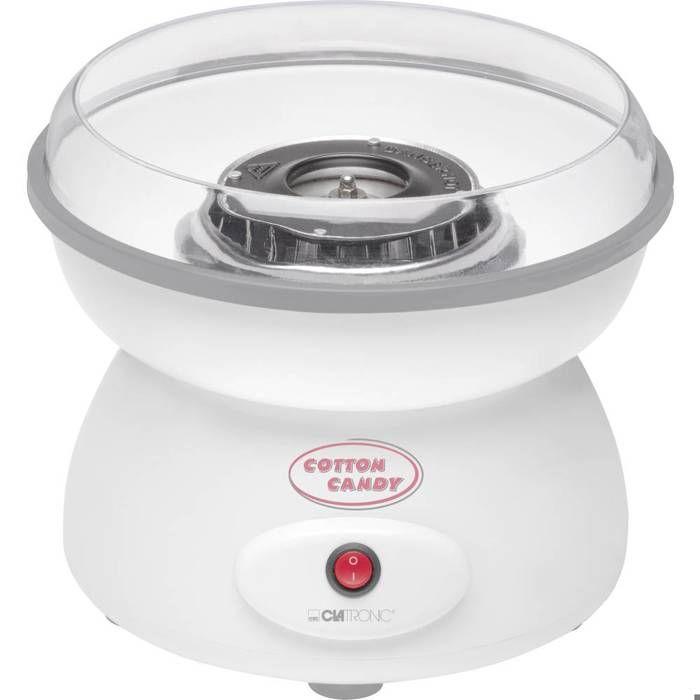 Machine À Barbe À Papa CLATRONIC ZWM3478 - Bol Ø 27cm - Protection Anti-éclaboussures