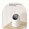 Mini Size Desktop Trash Can Intelligent Wave Sensor Induction Cute for Living Room Bathroom Ofiice Desk Anti Pinching Waste Bin