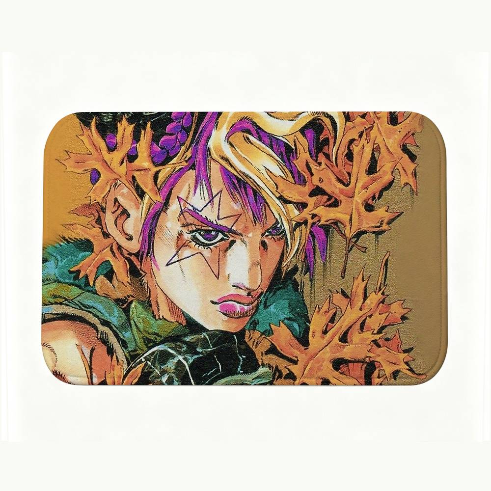 Jojo J-Jolyne Cujoh Anti‑Slip Floor Mat Short Plush Rug mat Soft Comfortable Machine Washable Home Decor