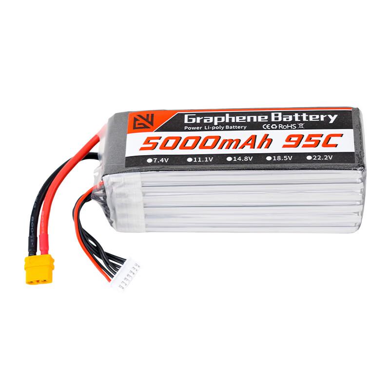 HOPECENT GW 22.2V 5000mAh 6S LiPo Battery
