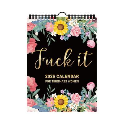 Frische Kalender, Papierkalender, Heimdekoration, Kalender, Schallplattenliebhaber.