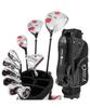 Golf Club Set Full Set with Stand Caddy Bag Set BK R [World Eagle] F-01 Men's 13-Piece F-01a 2x6+UT+PT+Stand-CB