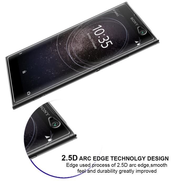 Film Vitre Protection Ecran - Phonillico® - Sony Xperia XA2 - Pack de 2 - Verre Trempé - Résistant aux Rayures