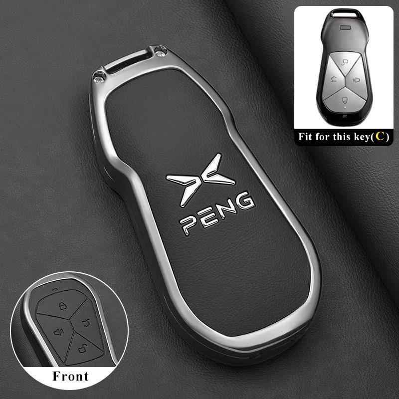 

Car Key Case for Xpeng Xiaopeng G6 2025 2026 Car-Styling Keychain Remote Decoration Cover Shell Ring Holder Fob Accessories fit for Xpeng G6