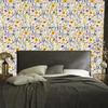 Wild Flowers Wallpaper Light Gray and Beige for Living Room and Bedroom 50x1000