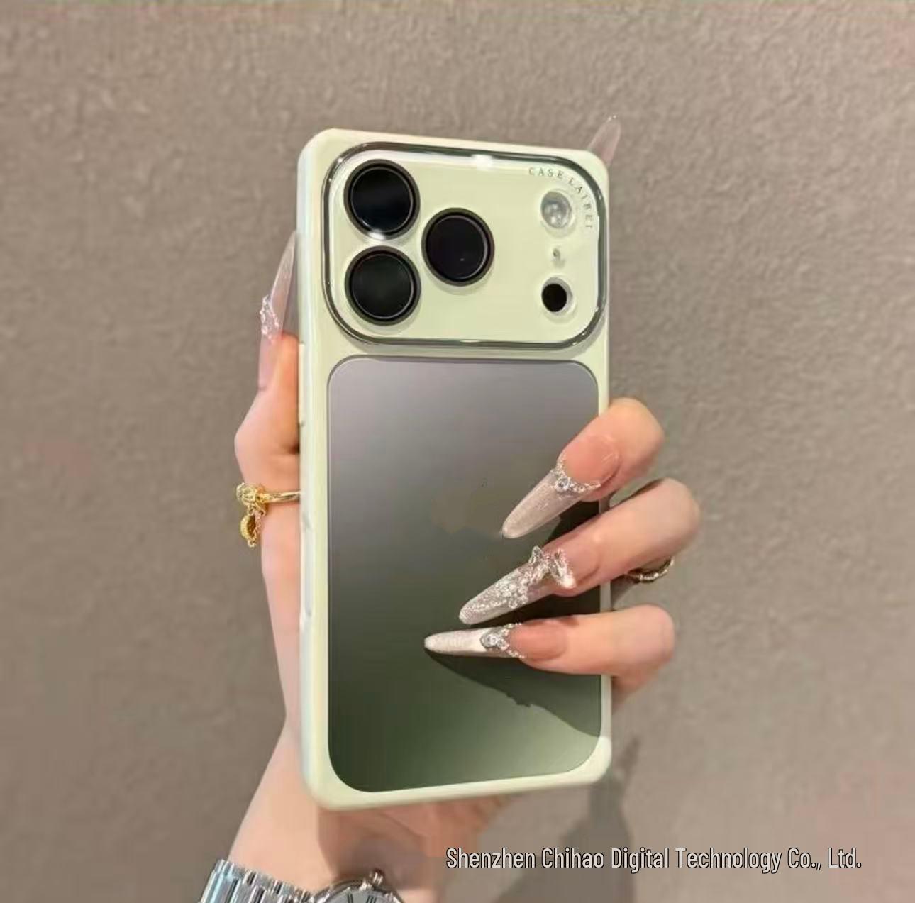 

Square Large Window iPhone 17 Pro Max Gradient Smudge Phone Case with Apple 16 Lens Coverage & Drop Protection 14