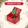 Merry Christmas Music Box Decoration Small Decorative Lightweight Musical Hand Cranked