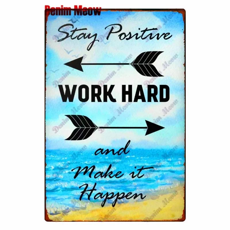 Beach Metal Tin Sign, Vintage Summer Beach Plates, Relax Wall Sign, Pool Tiki Bar Pub Seaside Ocean, Happy Place, Decor WY161