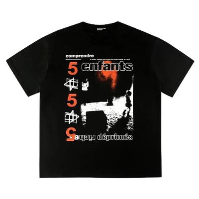 ENFANTS RICHES DEPRIMES E.R.D. 2025 Tshirts Round ONeck Cotton Arrival New Black White TEE Men Women Short Sleeve